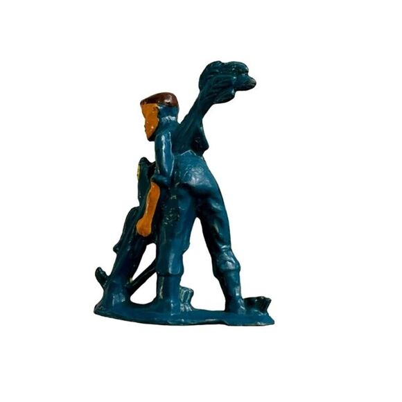 Vintage Lead Manoil Happy Farm Series Corn Harvester Man Barclay #41/9 - Picture 4 of 4